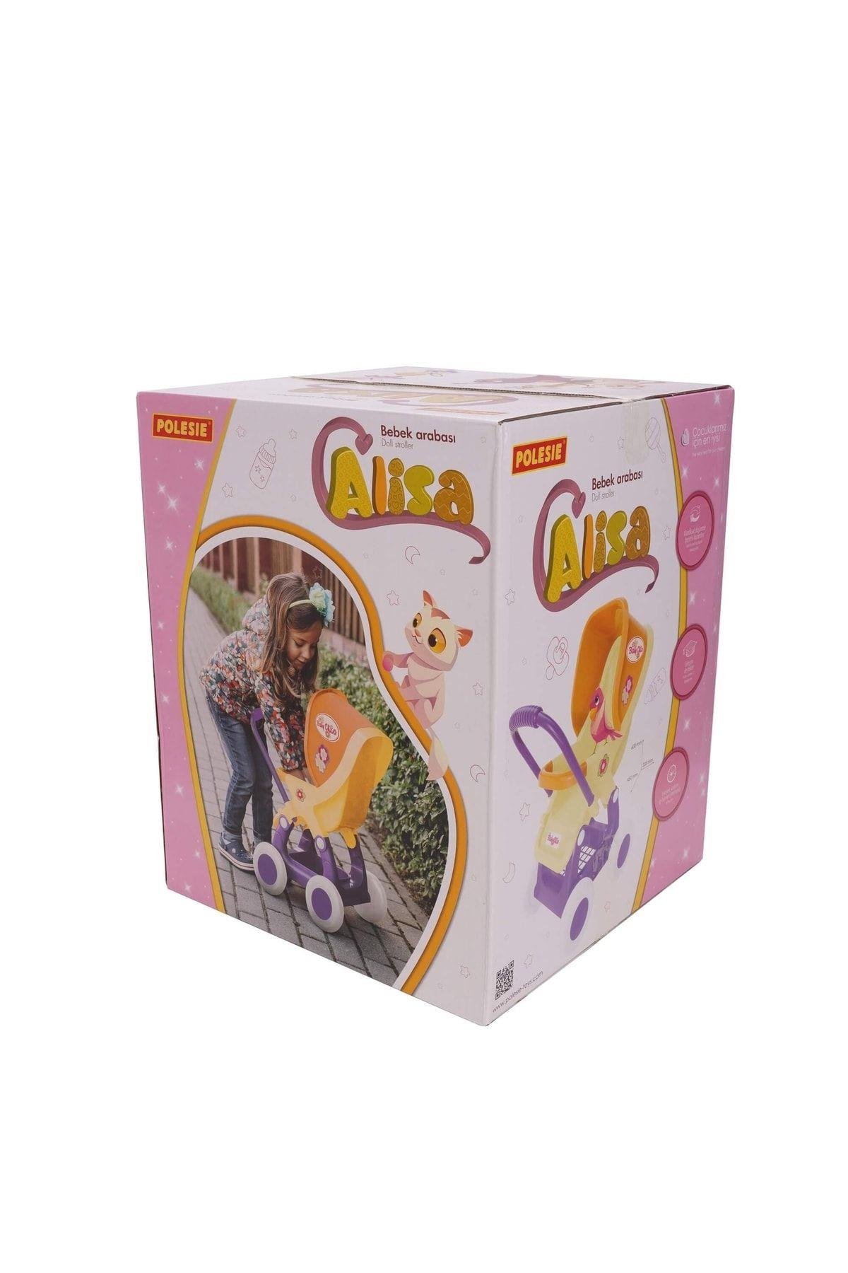 Polesie Alisa'' Bebek Arabası (dört Teker-sarı) 94681-Kız Rol Oyuncakları