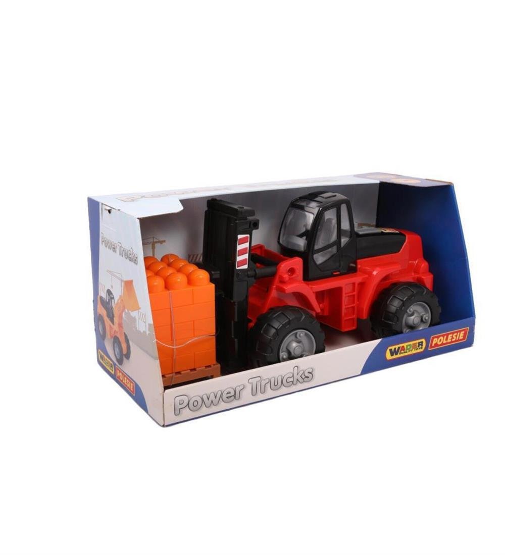 Polesie Kutulu Paletli Forklift 30 Parça Blok-Oyuncak Arabalar ve Kamyonlar