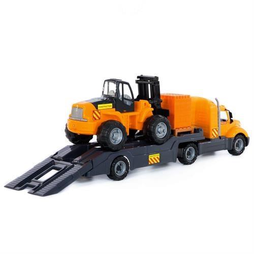 Polesie Mike Taşıyıcı Forklift Yapı Seti Super Miks 30 Parça Kutuda 55699-Oyuncak Arabalar ve Kamyonlar