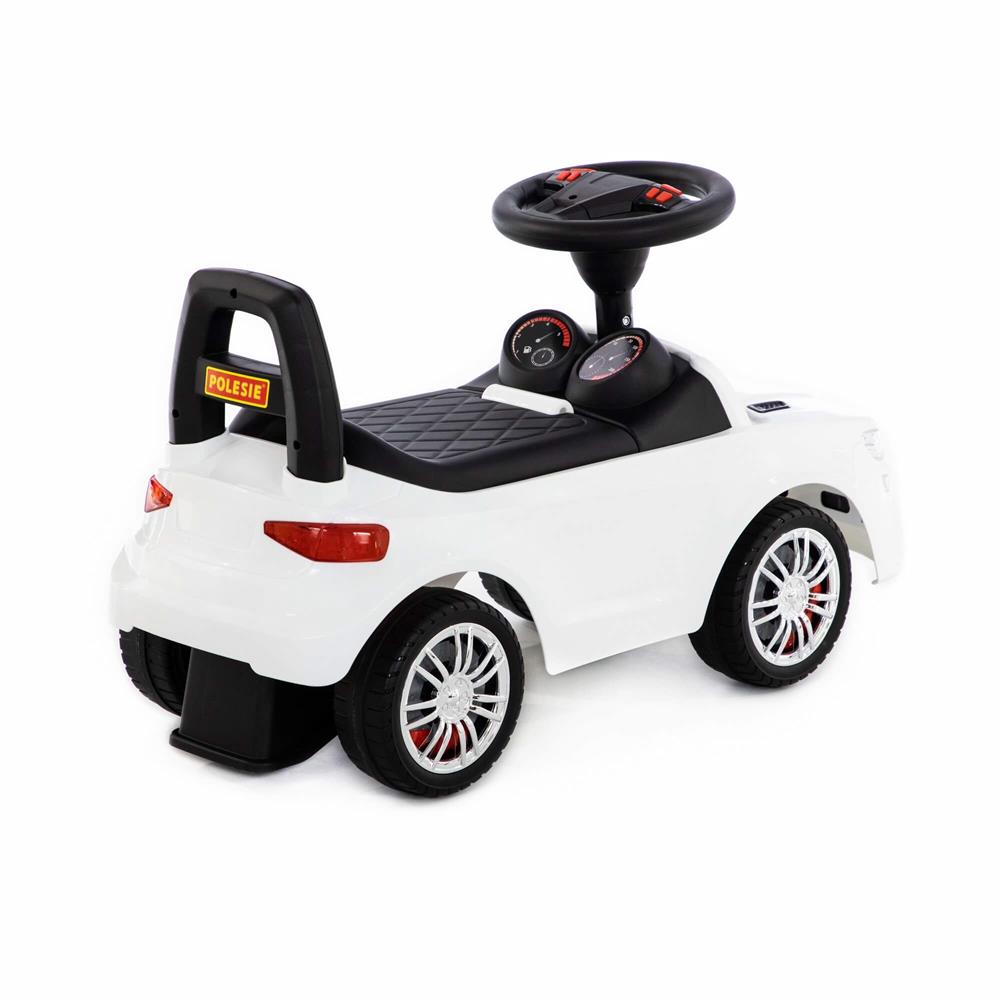 Polesie Süper Car Sesli Sürümeli Araba No:6 Beyaz-Pedalsız Araçlar