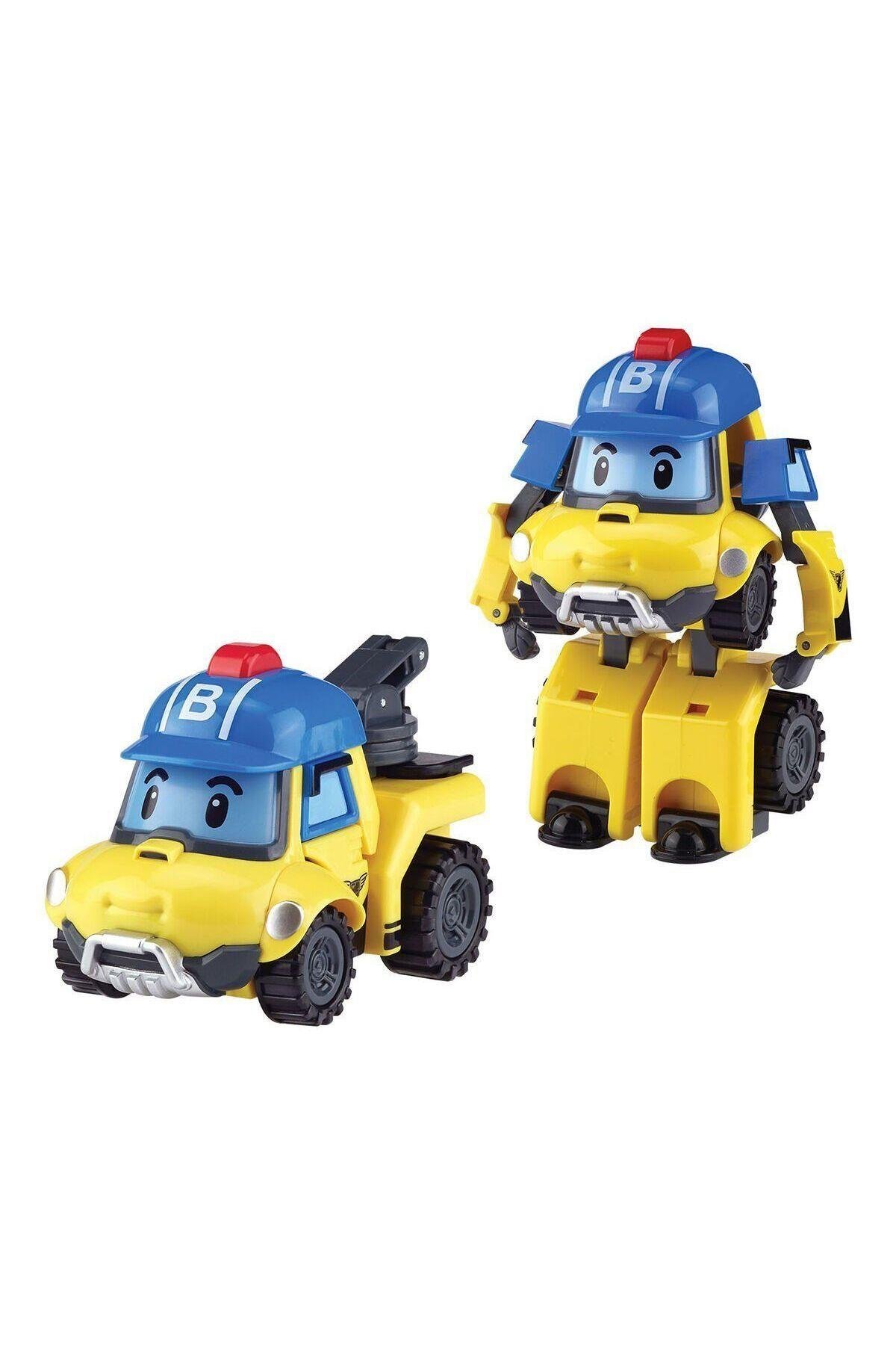POLI MRT-0655 Robocar Transforming Robot Figür Bucky-Karakter Figürleri