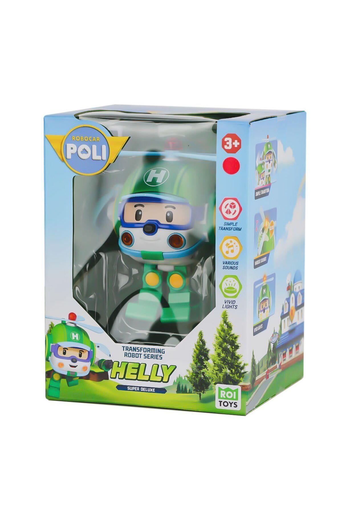 POLI MRT-688 Sesli ve Işıklı Büyük Transforming Robot Helly -Necotoys-Karakter Figürleri