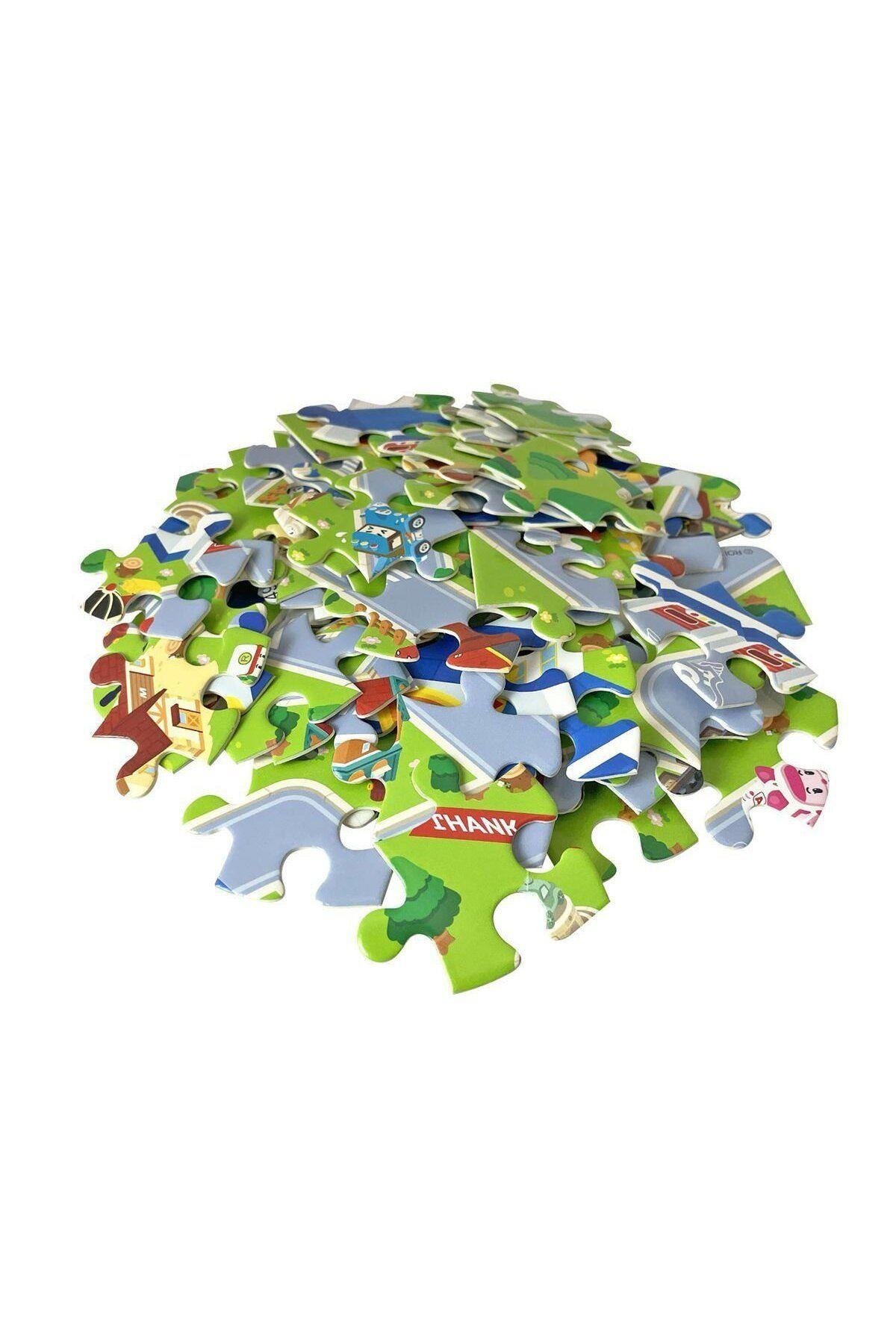 POLI ZR-913 Robocar Poli Gogo City Seri Ambar,Roy,Mark Oyun Seti-Araba Garaj ve Setleri