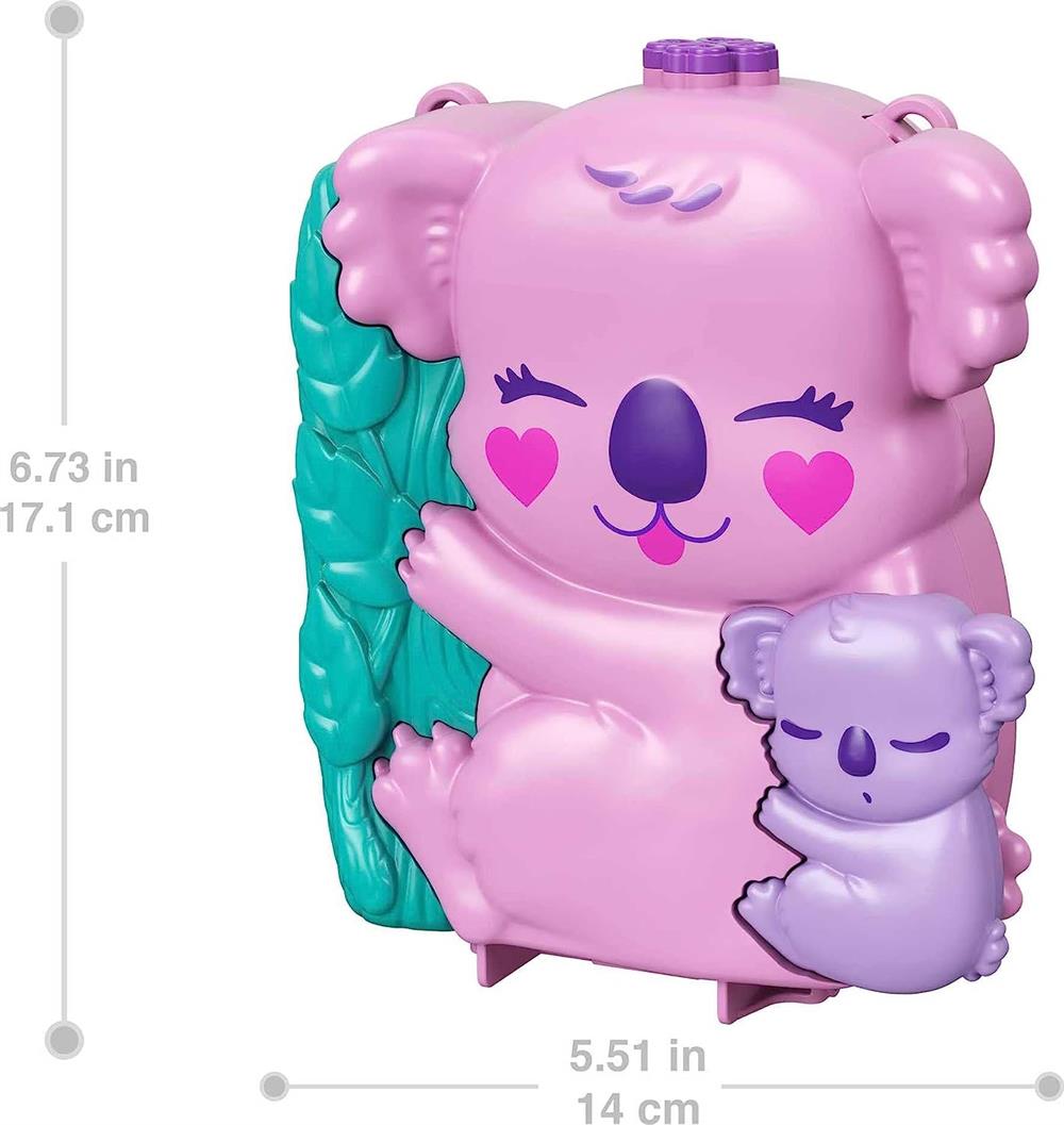 Polly Pocket Çanta Olabilen Micro Oyun Seti Koala GXC95-Oyuncak Bebekler