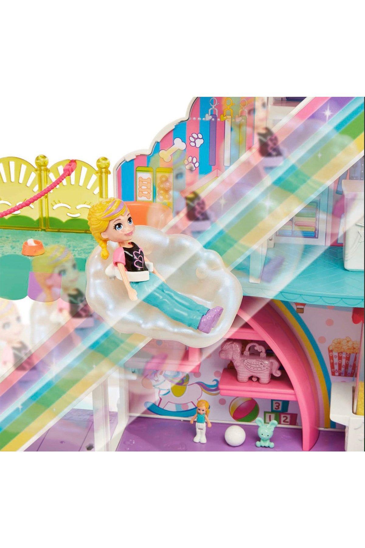 Polly Pocket Gökkuşağı Alışveriş Merkezi Oyun Seti HHX78-Oyuncak Bebekler