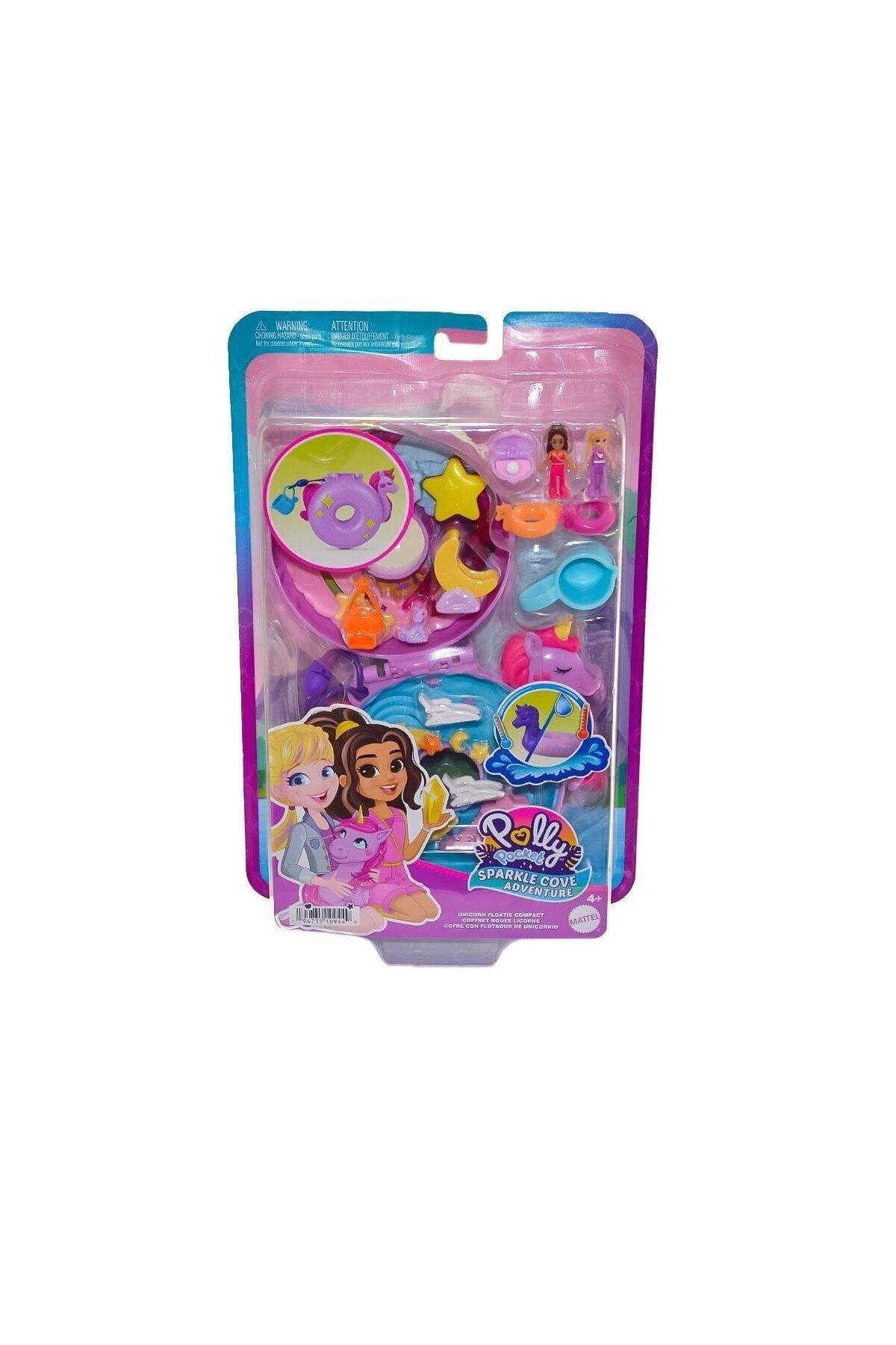 Polly Pocket HKV34 Polly Pocket Unicorn Temalı Oyun Seti-Oyuncak Bebekler
