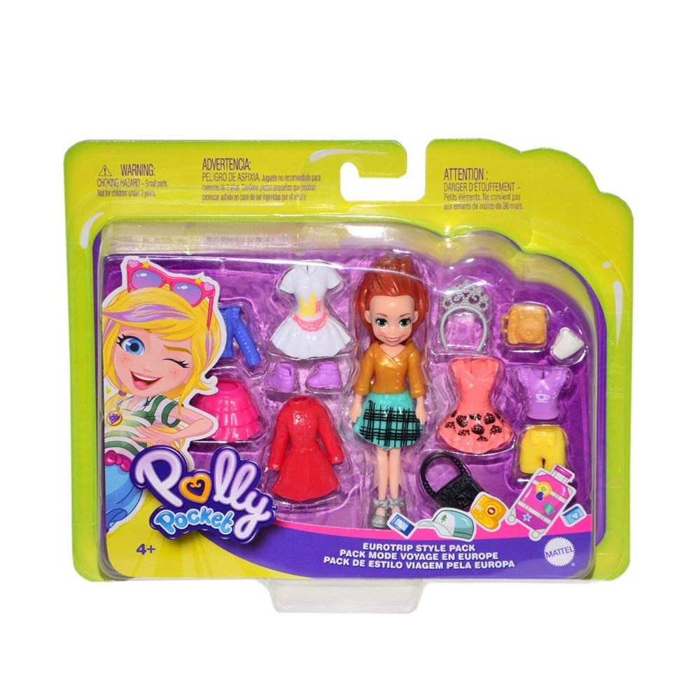 Polly Pocket Seyahatte Oyun Seti GFT92-Oyuncak Bebekler