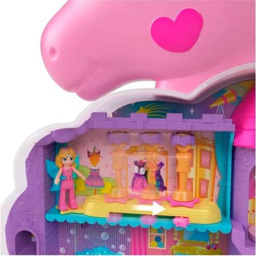 Polly Pocket Tek Boynuzlu Atın Gökkuşağı Salonu HKV51-Çeşitli Figürler