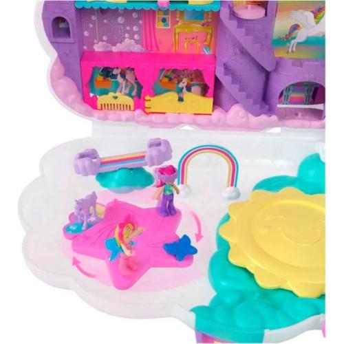 Polly Pocket Tek Boynuzlu Atın Gökkuşağı Salonu HKV51-Çeşitli Figürler