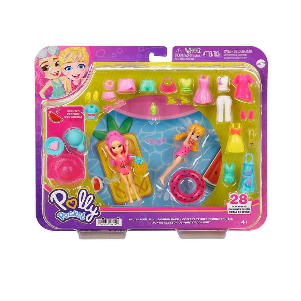 Polly Pocket ve Arkadaşları Farklı Moda Aksesuarları Oyun Setleri HKV95-Oyuncak Bebekler