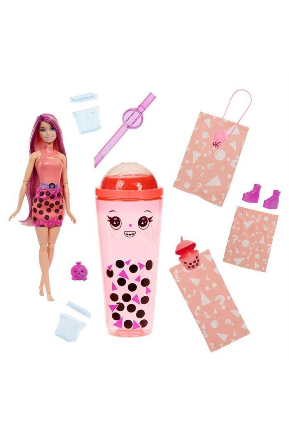 Pop Reveal Barbie Boba Series - Mango Mochi | HTJ22-Oyuncak Bebekler