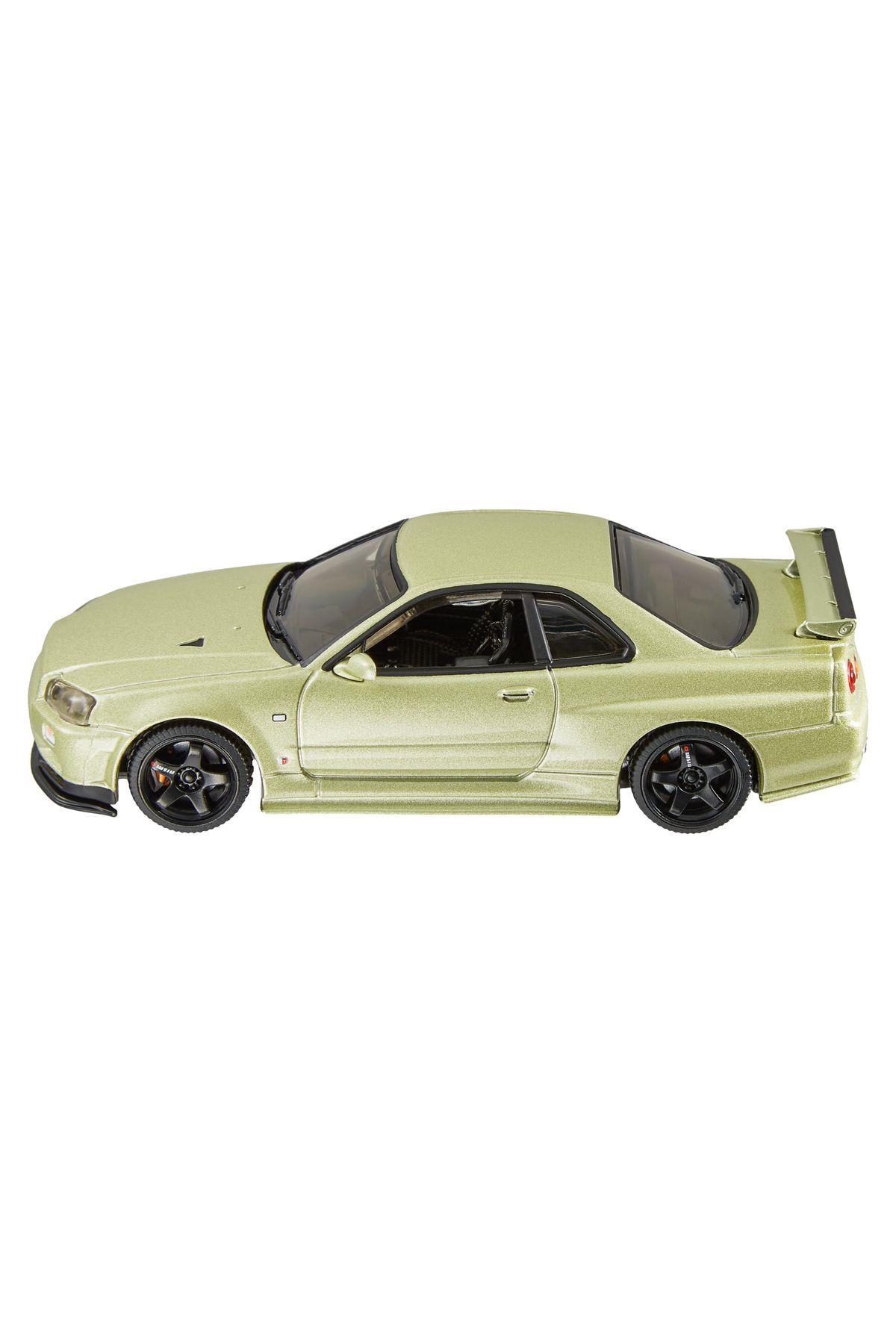 PREMIUM 1:43 Ölçek Nissan Skyline GT-R (BNR34) V Spec with NISMO Parts-Oyuncak Arabalar ve Kamyonlar