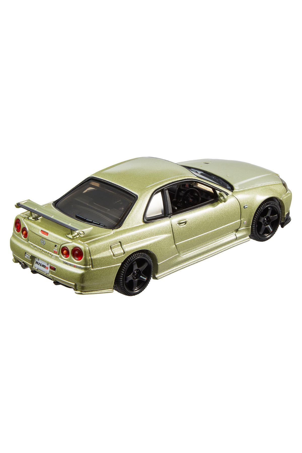 PREMIUM 1:43 Ölçek Nissan Skyline GT-R (BNR34) V Spec with NISMO Parts-Oyuncak Arabalar ve Kamyonlar
