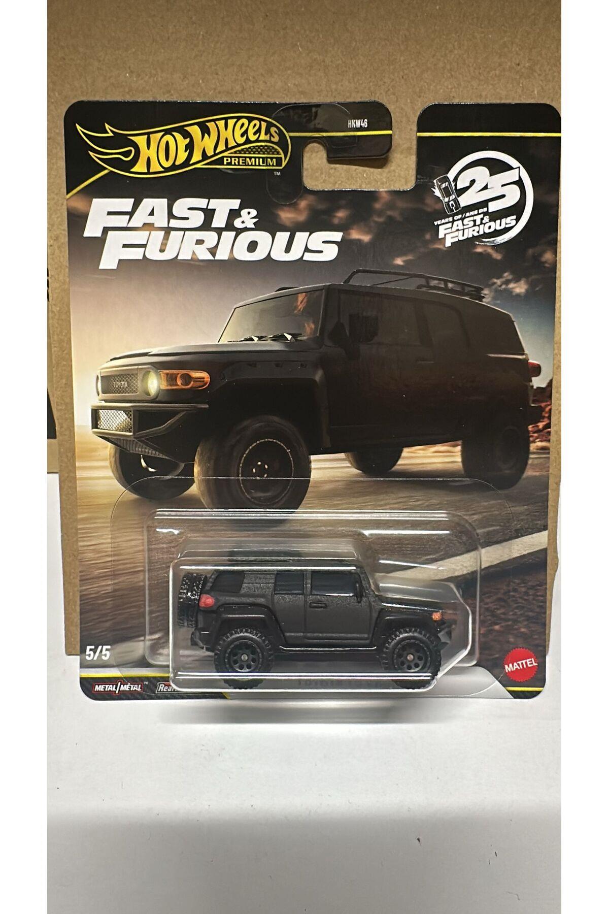 Premium 2026 Fast And Furious 25. Yıl 5'li Set HNW46 979N-Oyuncak Arabalar ve Kamyonlar