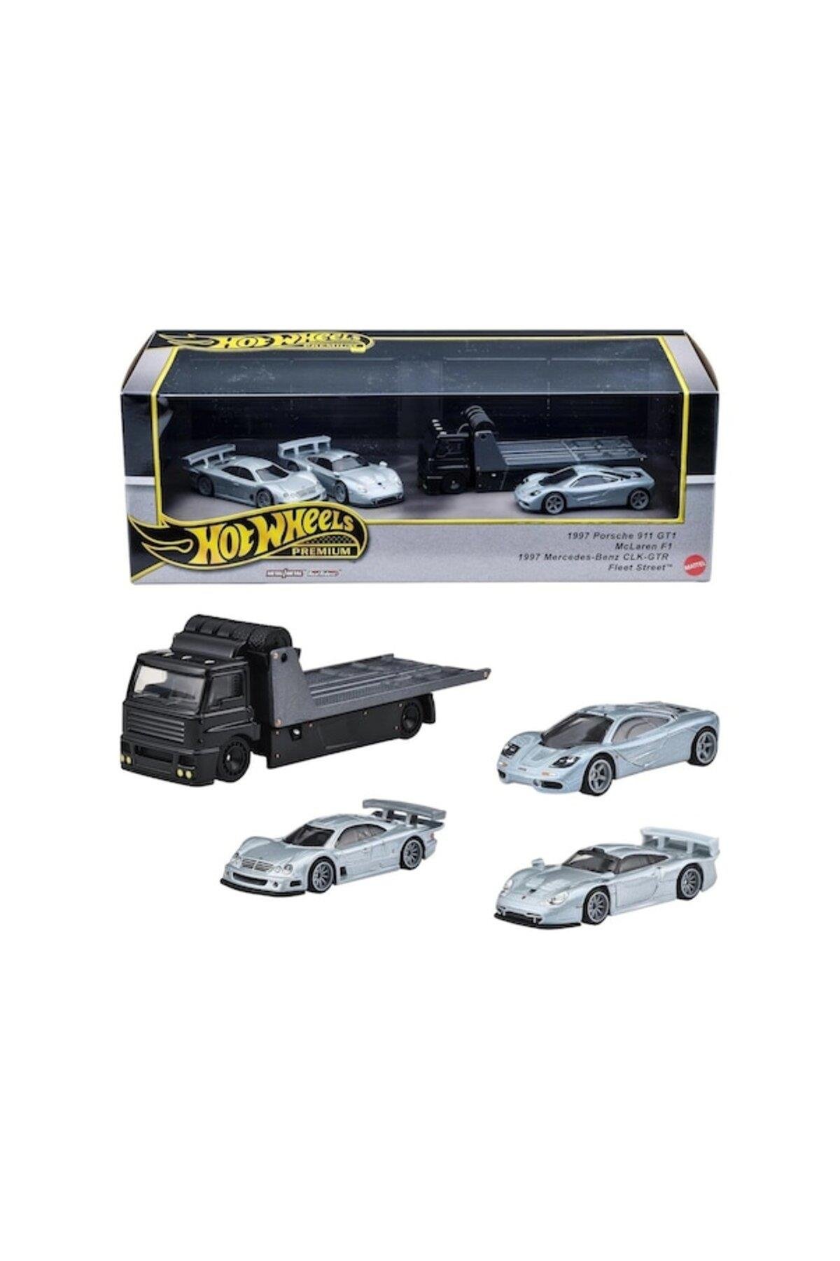 Premium '90s Supercars Box Set GHM39 JBM07-Araba Garaj ve Setleri