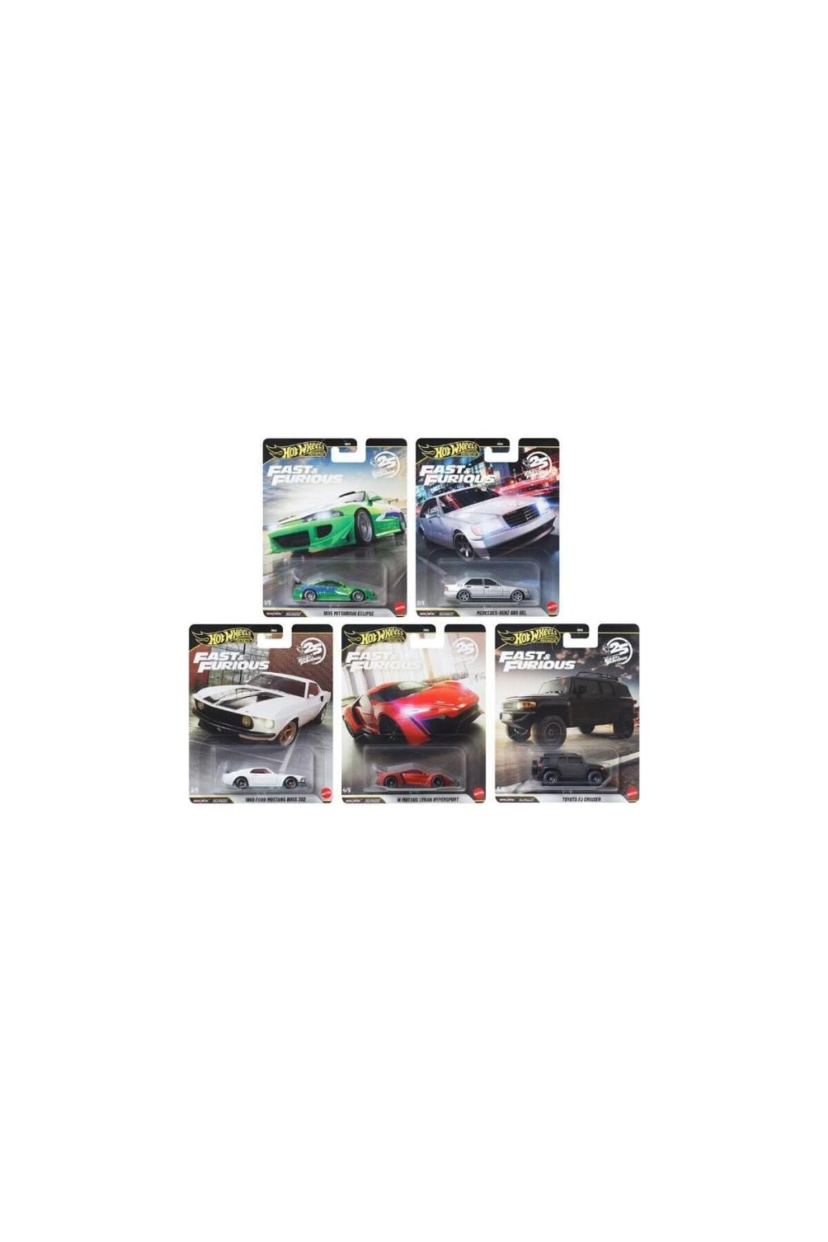 Premium Fast & Furious 25.YIL Mercedes-Benz 500 Sel HNW46 JHW67-LA10-Oyuncak Arabalar ve Kamyonlar