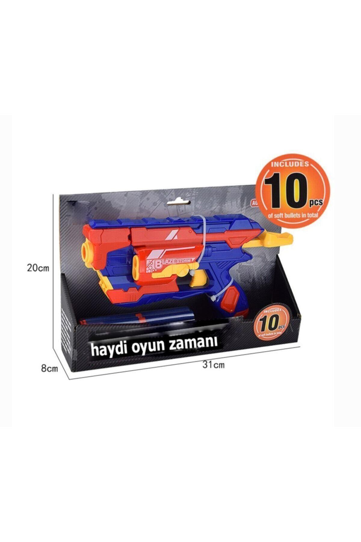 Prestij Oyuncak Nişancı 3 Yumuşak Sünger Atan Tabanca-Oyuncak Silahlar