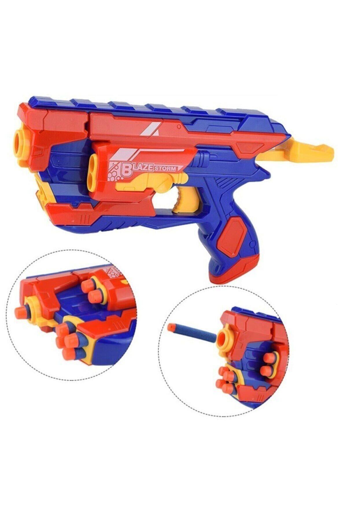 Prestij Oyuncak Nişancı 3 Yumuşak Sünger Atan Tabanca-Oyuncak Silahlar