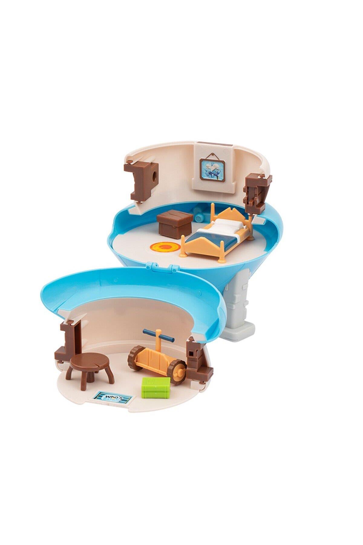 PUF48000 Şirinler Gözlüklü Şirinin Mantar Evi Oyun Seti-Çeşitli Figürler