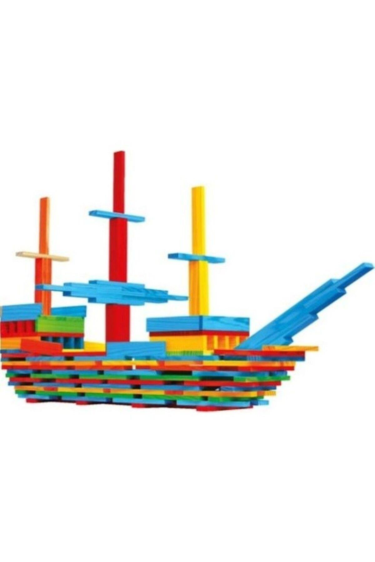 Redcity Renkli Ahşap Bloklar RD5207 Akıl, Zeka ve Strateji Oyunu, Kutu Oyunu-Eğitici Oyuncak