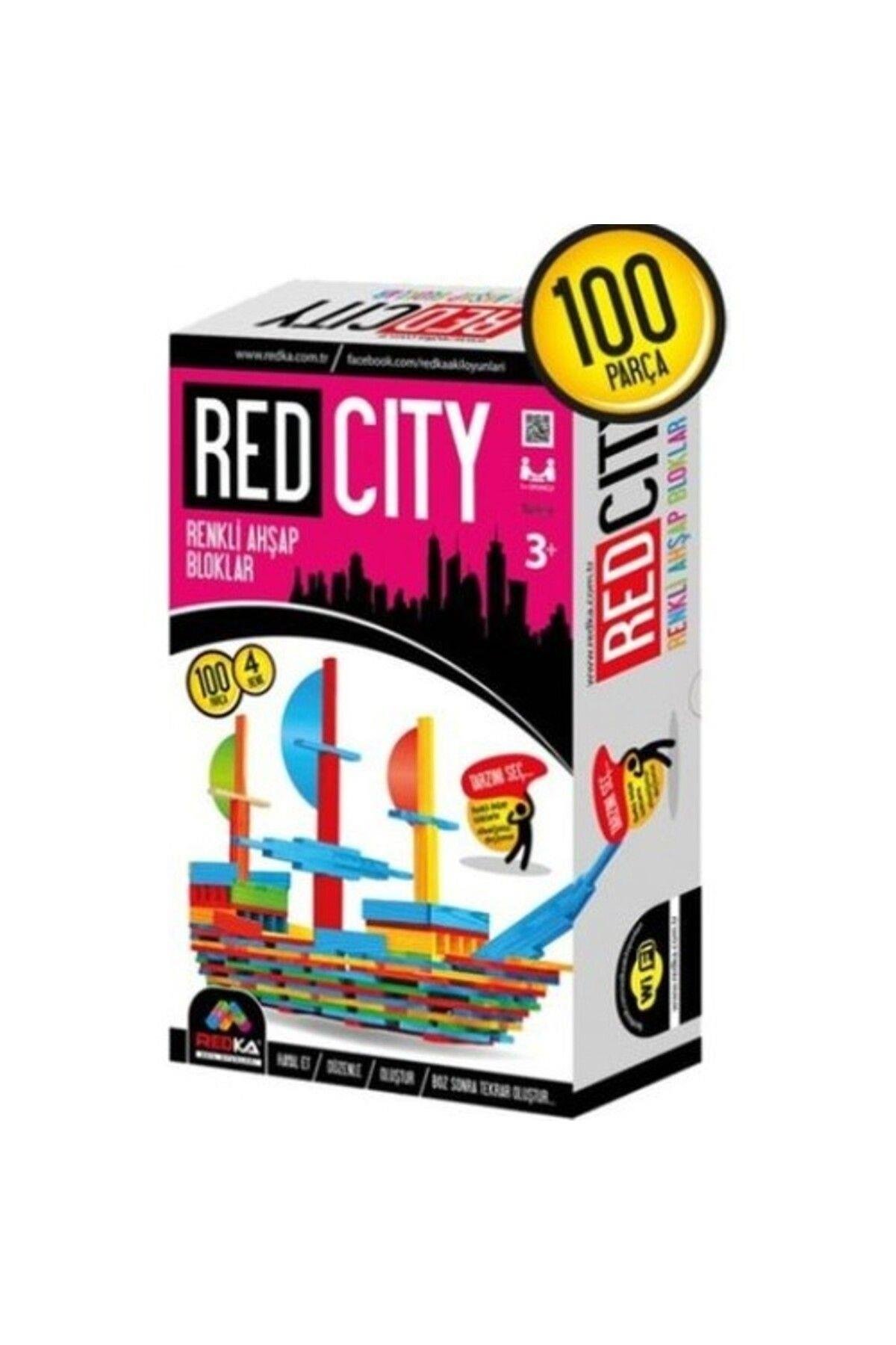 Redcity Renkli Ahşap Bloklar RD5207 Akıl, Zeka ve Strateji Oyunu, Kutu Oyunu-Eğitici Oyuncak