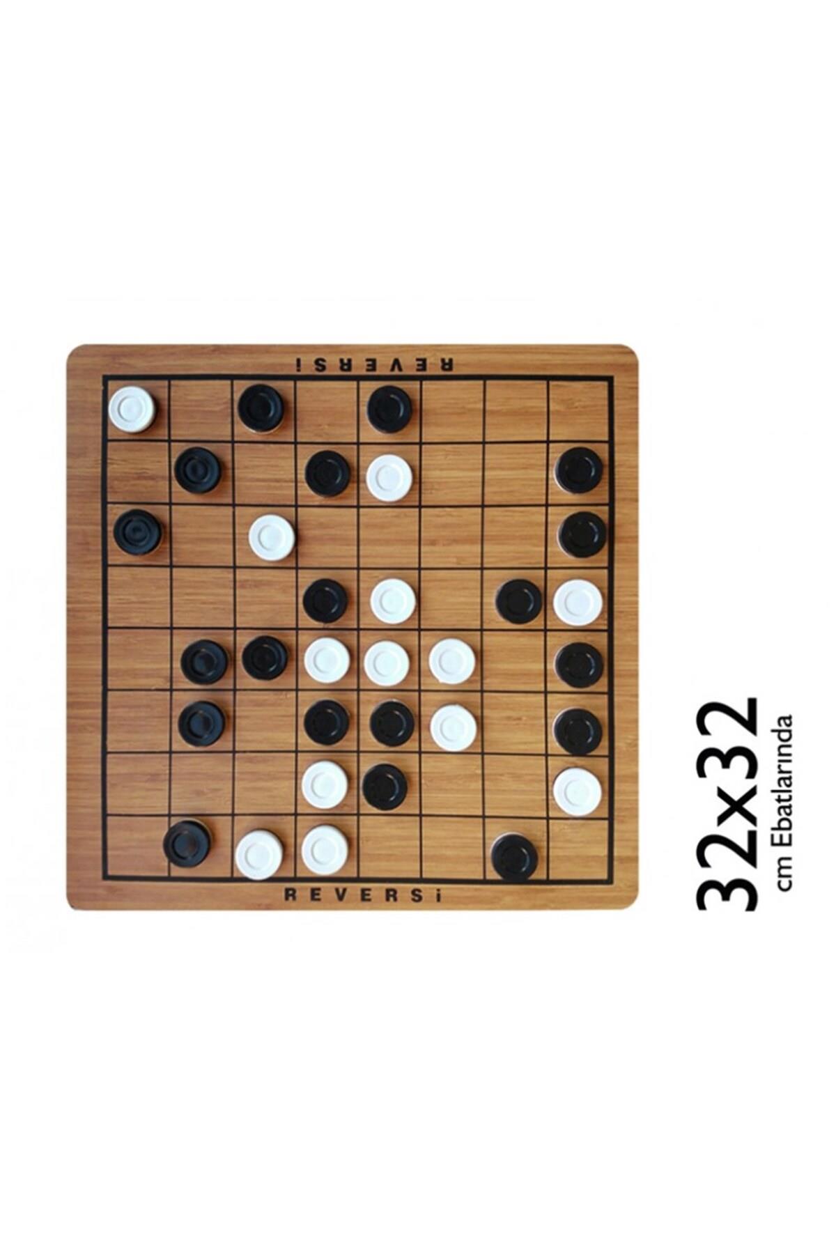 Reversi Strateji Ve Zeka Oyunu (AHŞAP)-Kutu Oyunları