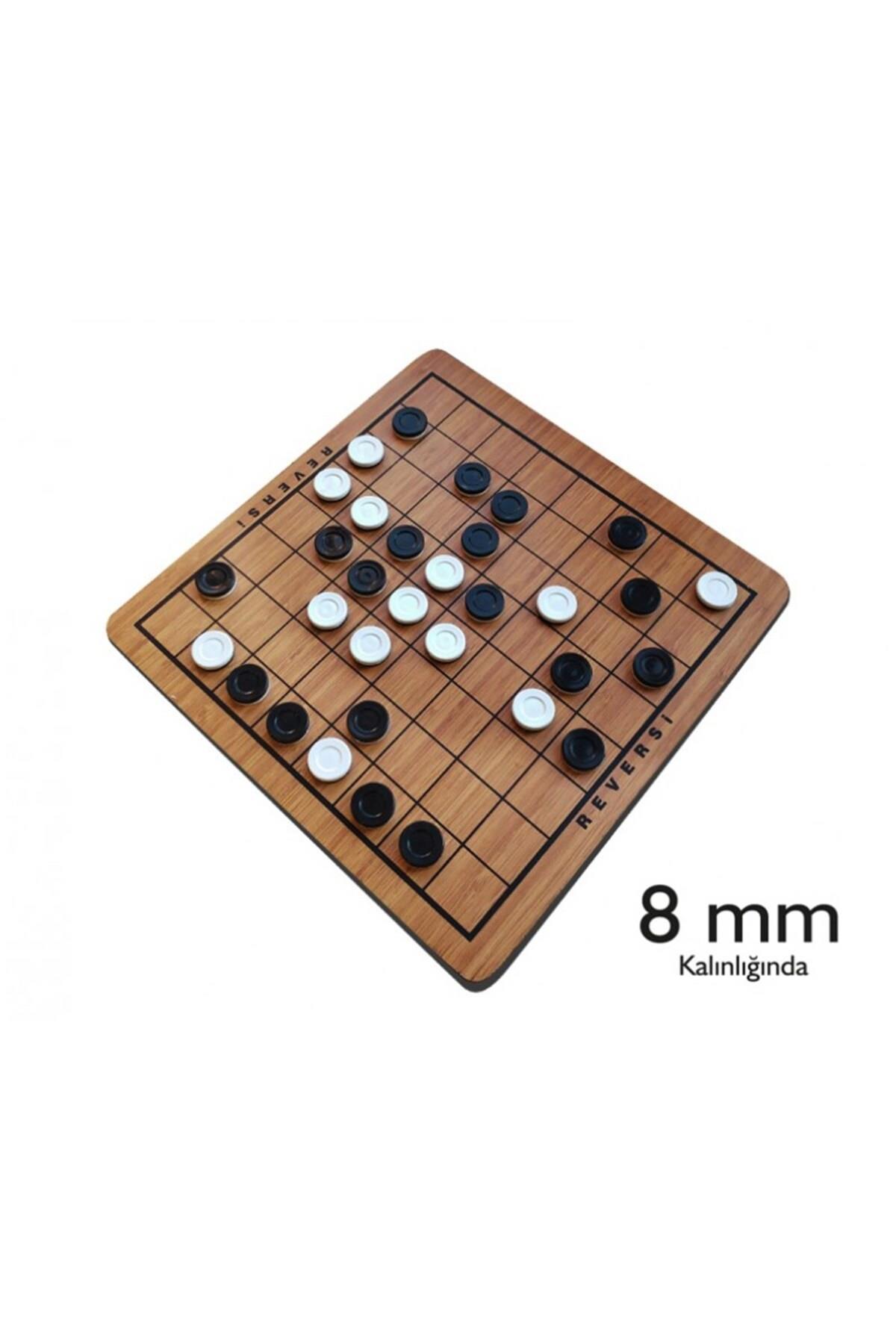 Reversi Strateji Ve Zeka Oyunu (AHŞAP)-Kutu Oyunları