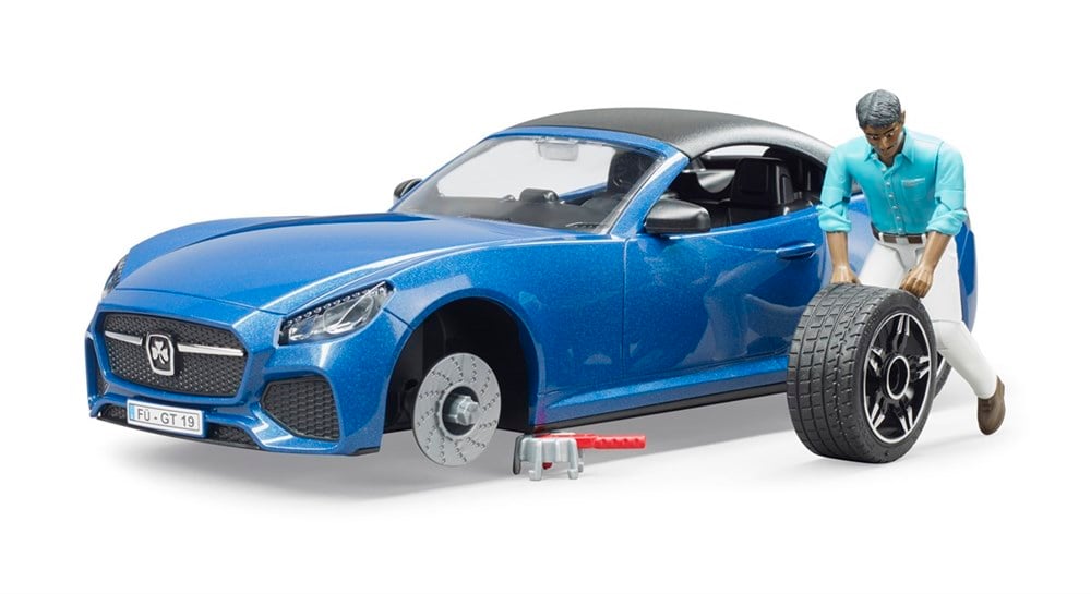 Roadster Araba ve Sürücü BR03481