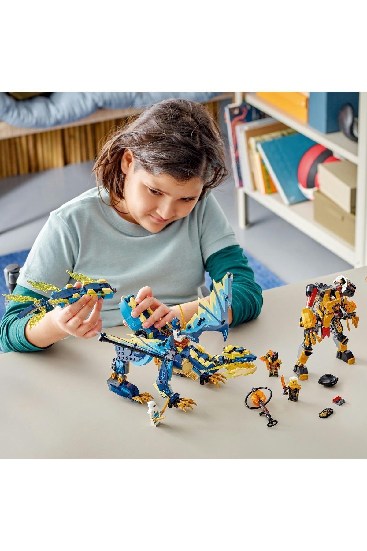 Sbl Element Ejderhası İmparatoriçe Robotuna Karşı 71796 Oyuncak Yapım Seti (1038 Parça) SBLSh-Lego