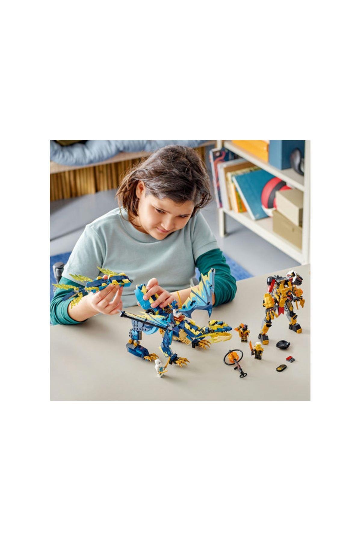 Sbl Element Ejderhası İmparatoriçe Robotuna Karşı 71796 Oyuncak Yapım Seti (1038 Parça) SBLSh-Lego