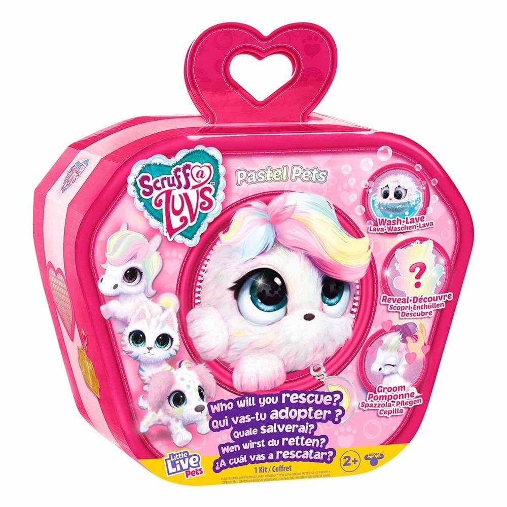 Scruff a Luvs S9 Pastel Evcil Hayvan-Peluş Oyuncaklar