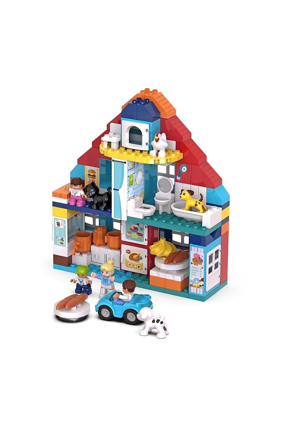 Şehir Evi Blok Seti 163 Parça-Yapı Oyuncakları