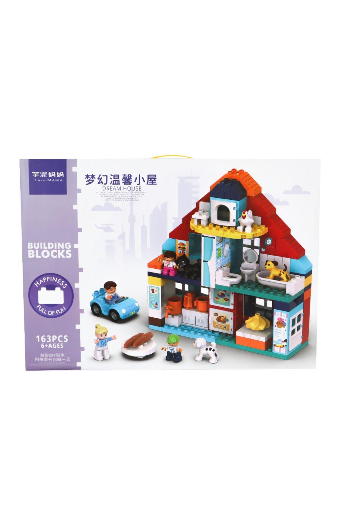 Şehir Evi Blok Seti 163 Parça-Yapı Oyuncakları