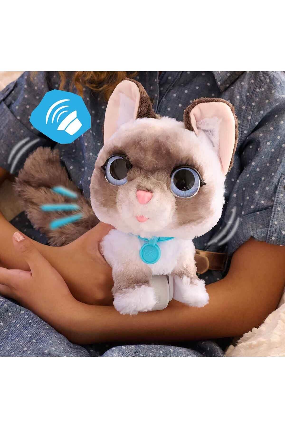 Sesli ve Hareketli Wag-A-Lot Kedi Peluş FUR00000-Hayvan Figürleri