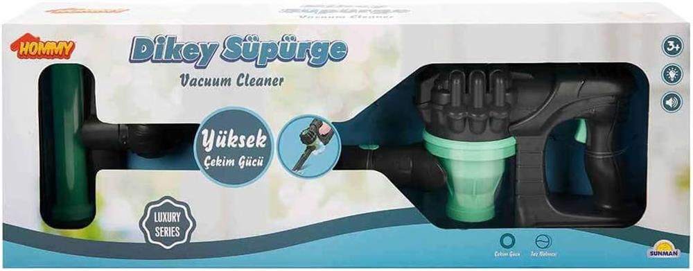 Sesli ve Işıklı Dikey Süpürge - Yeşil-Kız Rol Oyuncakları