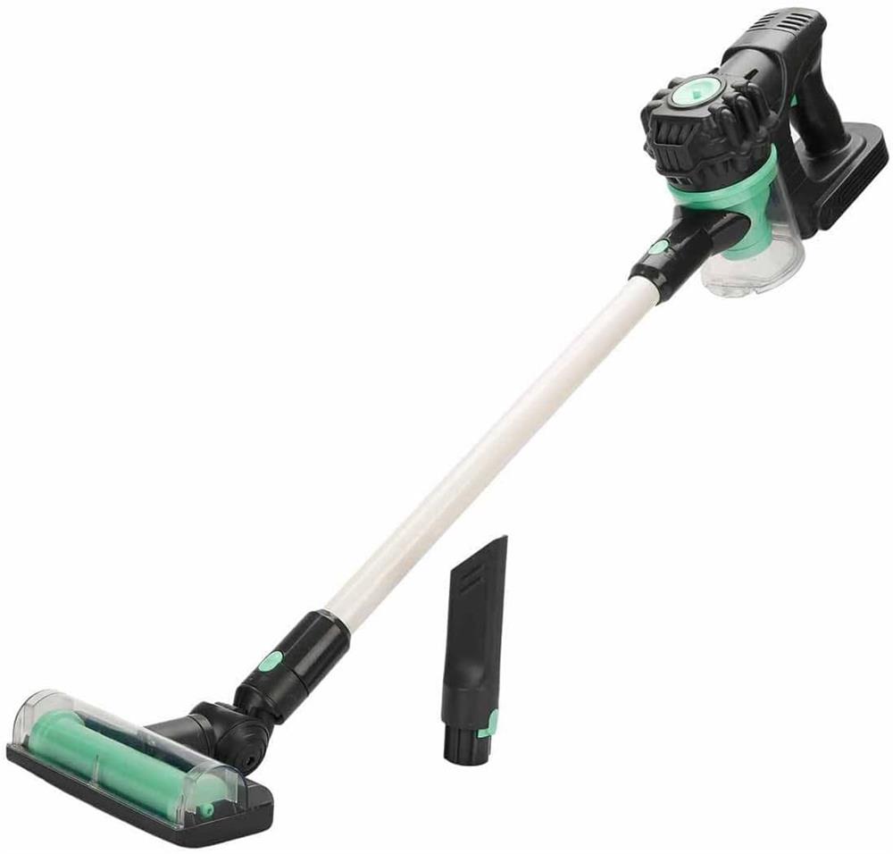 Sesli ve Işıklı Dikey Süpürge - Yeşil-Kız Rol Oyuncakları