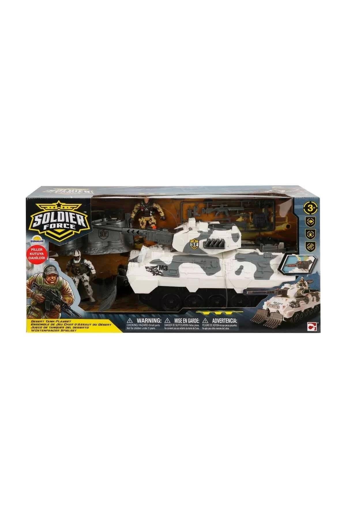 Sesli Ve Işıklı Soldier Force Kar Tankı Oyun Seti-Erkek Rol Oyuncakları