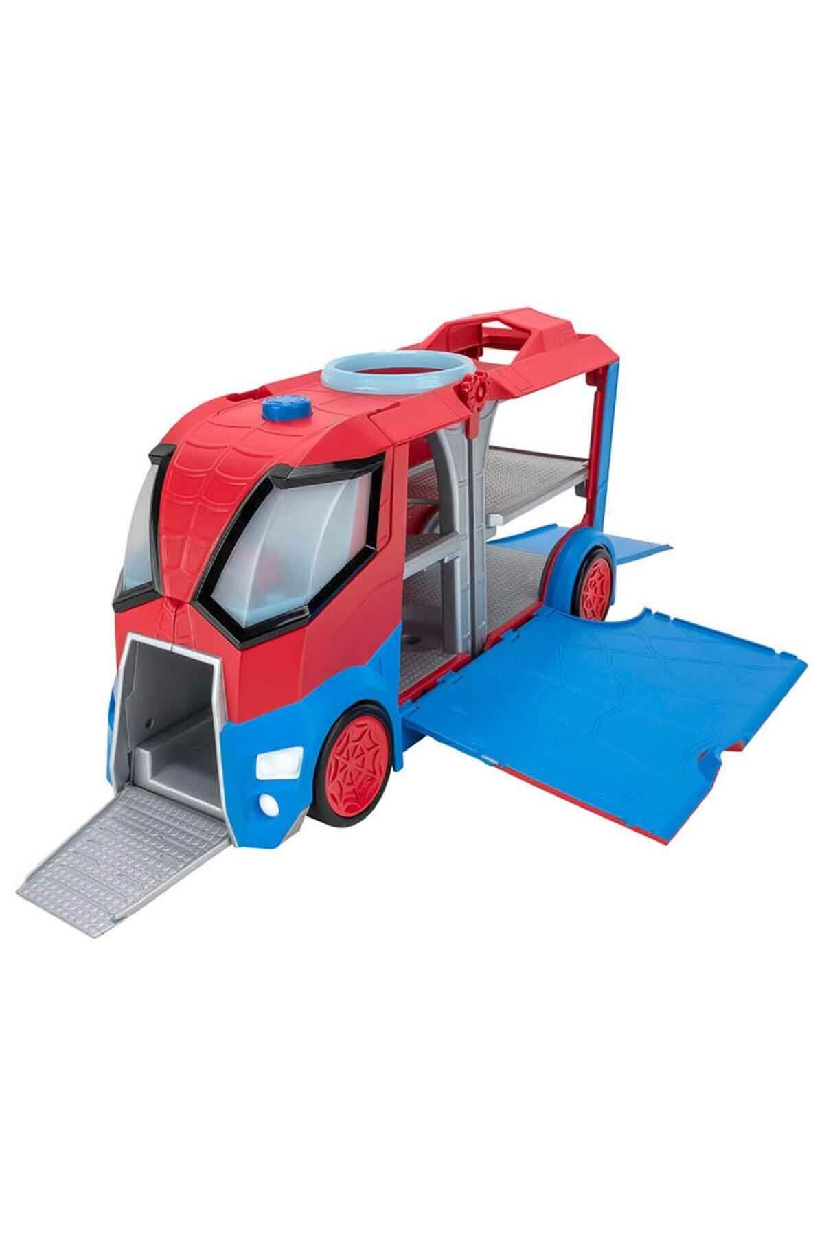 Sesli ve Işıklı Spidey Kamyon Mini Arabalar Oyun Seti 33 cm PDY22000-Oyuncak Arabalar ve Kamyonlar