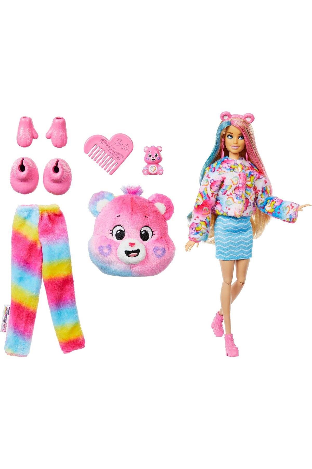 Sevimli Ayıcıklar® Barbie® Cutie Reveal™ Bebek ve aksesuarları, Ayıcık ve 10 sürprizli 2. seri JFV60-Oyuncak Bebekler