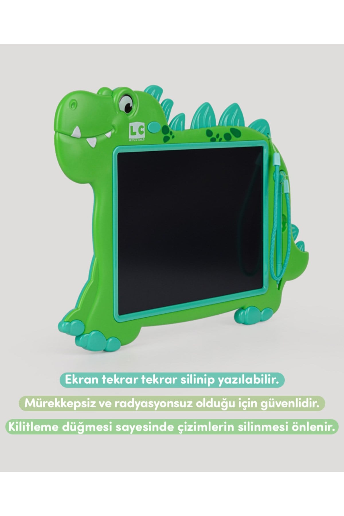 Sevimli Dinozor Dijital Çizim Tableti 10 inç-Eğitici Oyuncaklar