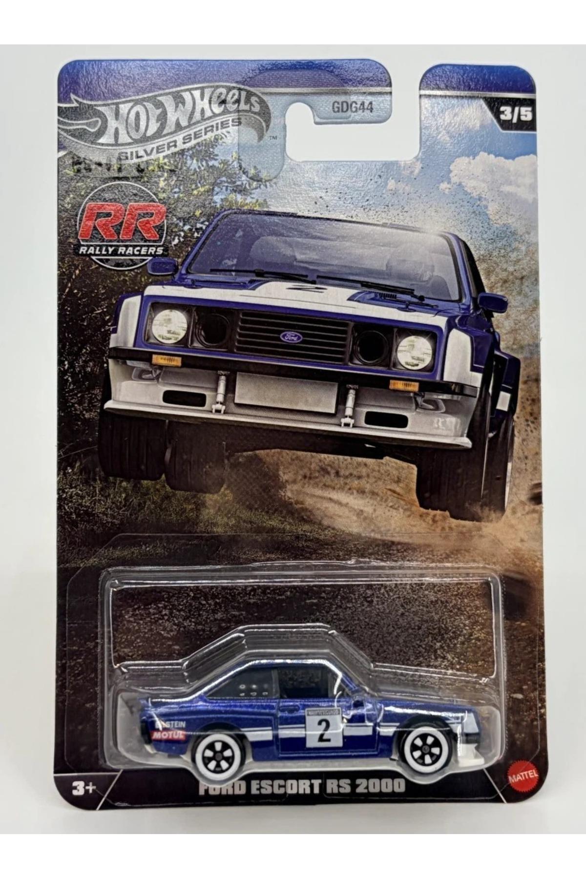 Silver Series Rally Racers Ford Escort RS2000 Diecast Araba 1:64-Oyuncak Arabalar ve Kamyonlar