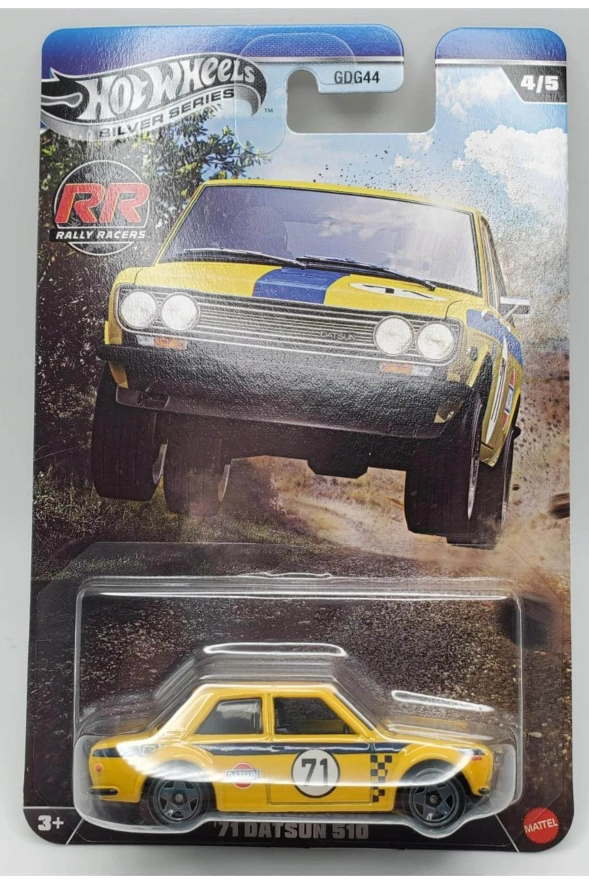 Silver Series RR Rally Racers ’71 Datsun 510 Diecast Model Araba-Oyuncak Arabalar ve Kamyonlar