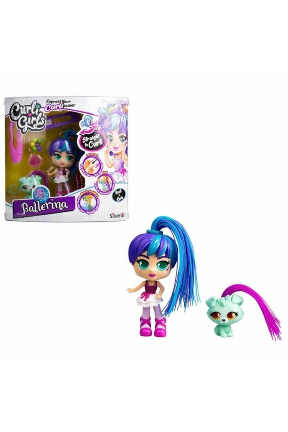 Silverlit Sıl/82086 Curli Girls Bebek Ve Evcil Hayvanı-Oyuncak Bebekler