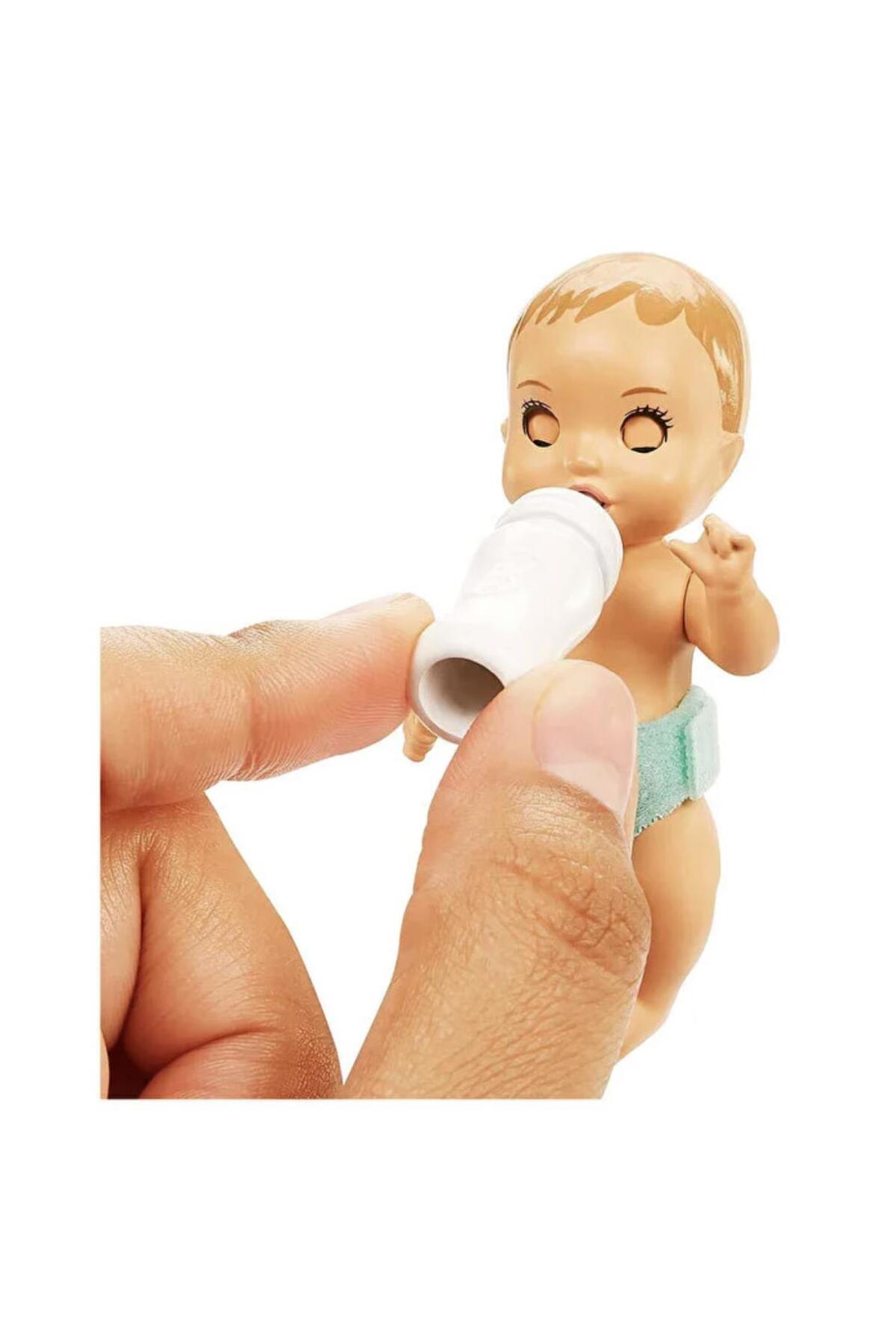 Skipper Bebek Bakıcısı™ bebekleri ve oyun seti, Skipper bebek, beşik ve aksesuarlar HJY33-Oyuncak Bebekler