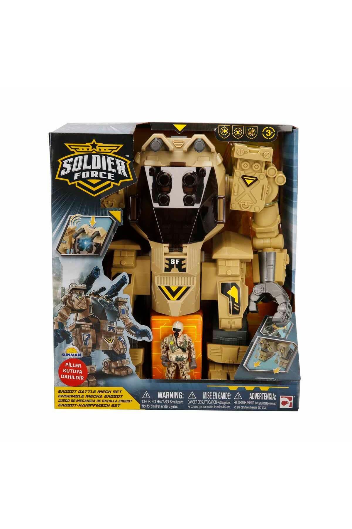 Soldier Force Exobot Savaş Mekanizması Seti-Robotlar