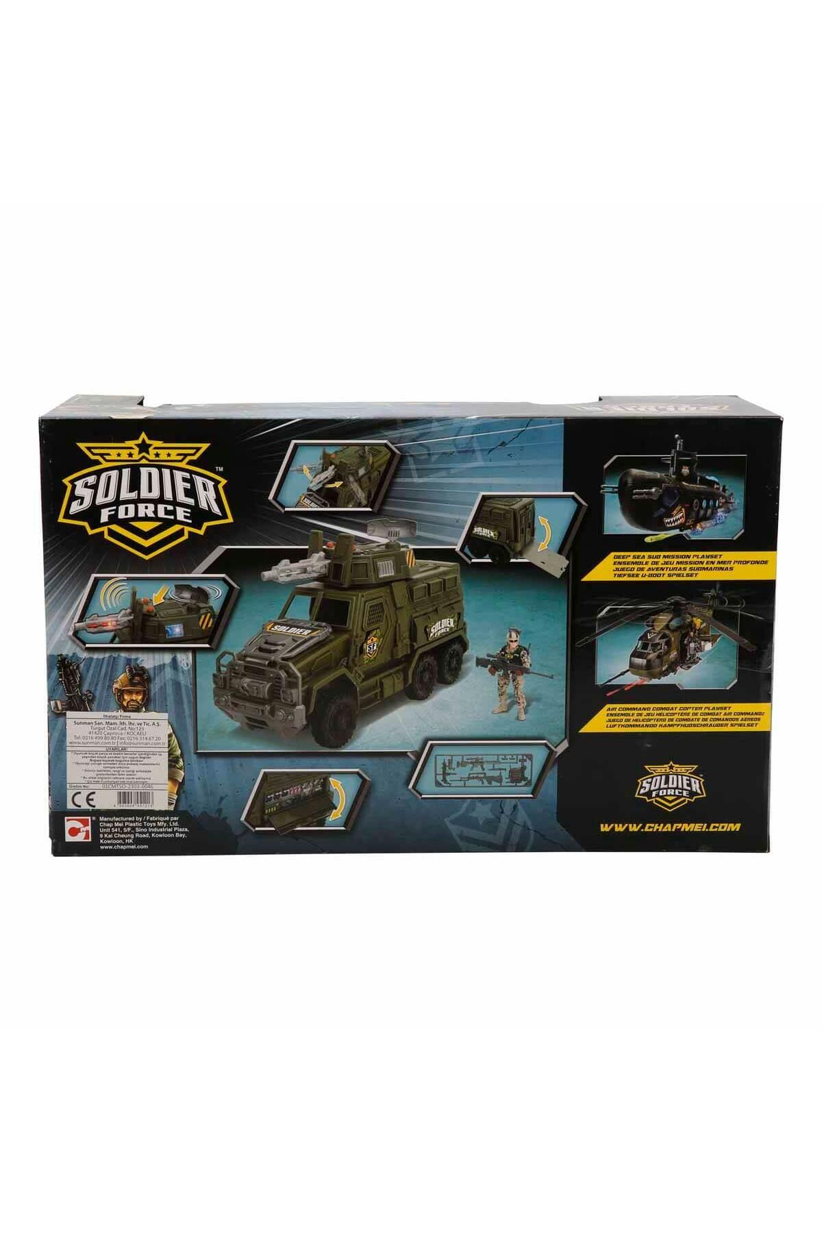 Soldier Force Taktik Komuta Kamyonu-Araba Garaj ve Setleri