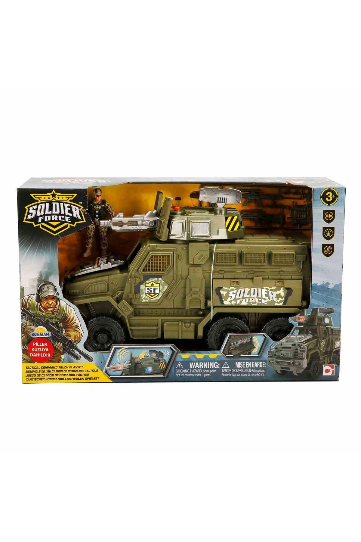 Soldier Force Taktik Komuta Kamyonu-Araba Garaj ve Setleri