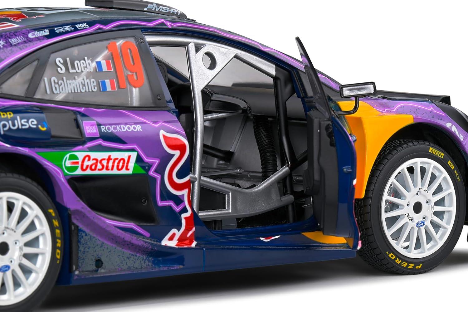 Solido 1/18-1809502 - Ford Puma RALLY1 - Winner Monte Carlo 2022-Maket Araçlar