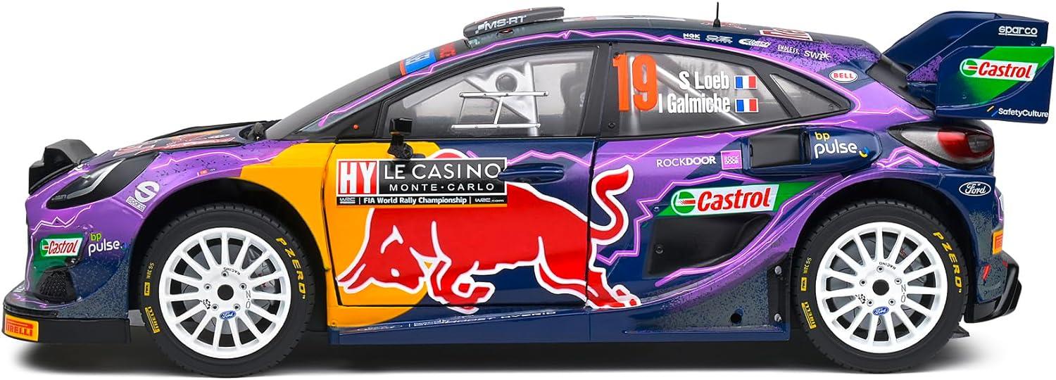 Solido 1/18-1809502 - Ford Puma RALLY1 - Winner Monte Carlo 2022-Maket Araçlar