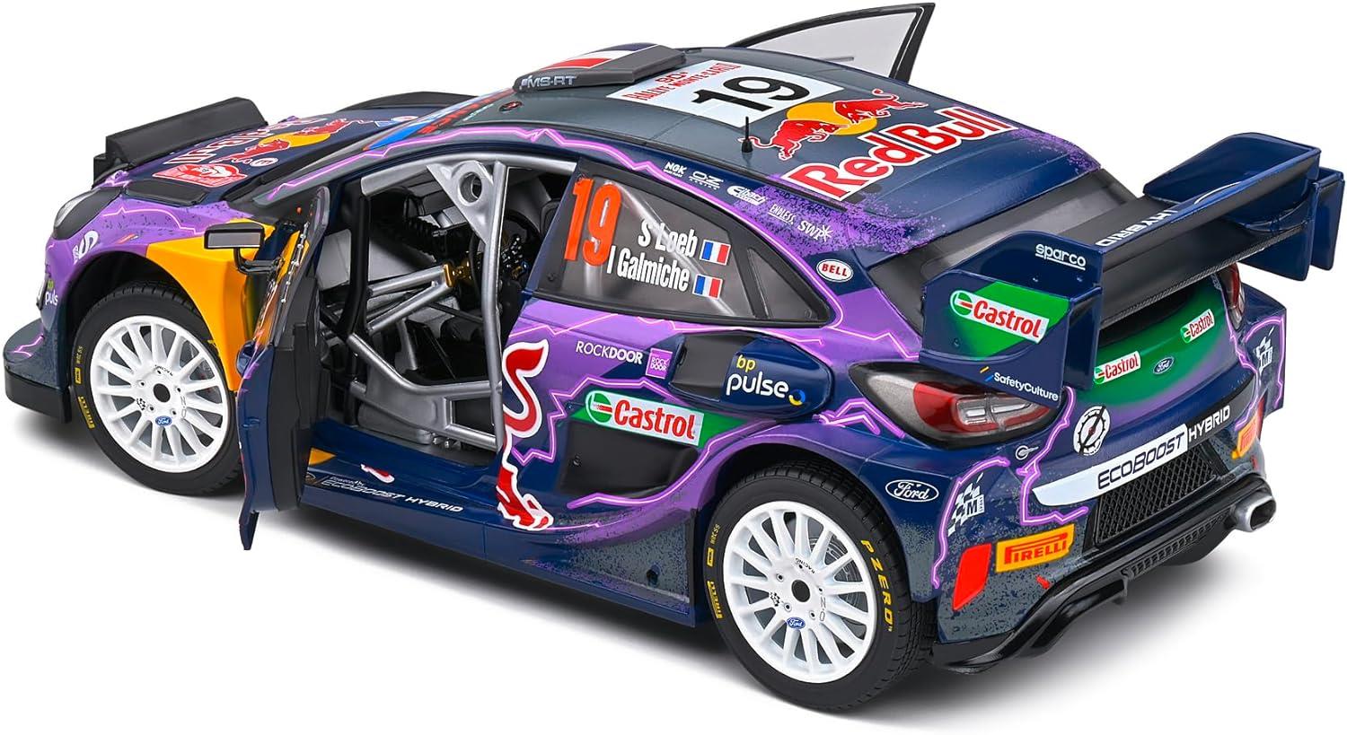 Solido 1/18-1809502 - Ford Puma RALLY1 - Winner Monte Carlo 2022-Maket Araçlar